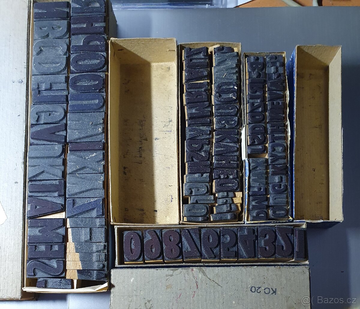 Kovová číslovačka a razítka - 3