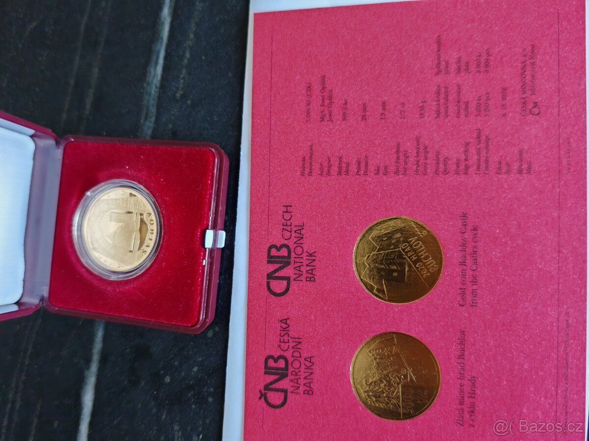 Zlatá mince - Hrady České republiky - Hrad Švihov Buchlov - 3