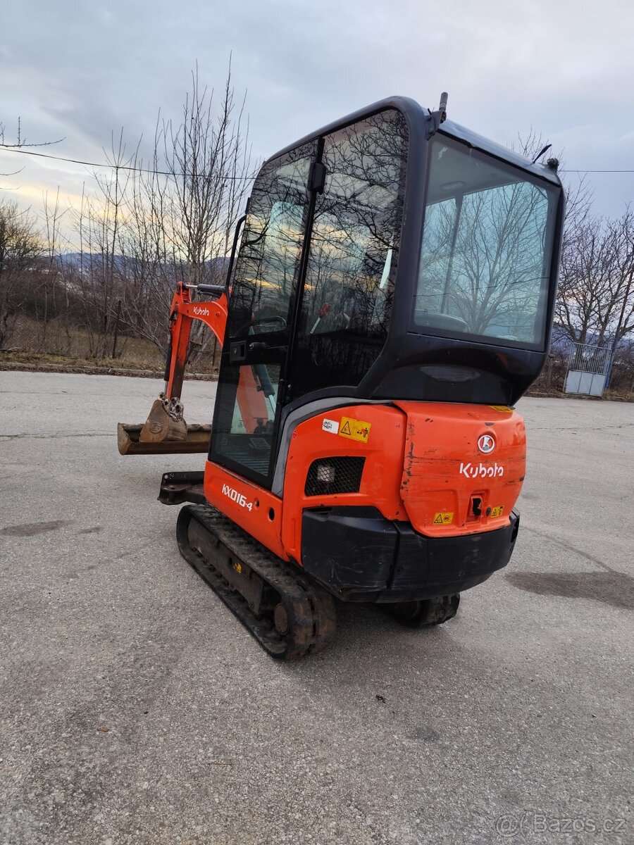 Bagr Kubota, 1600kg. Rok 2015. Rozsirovaci. - 3