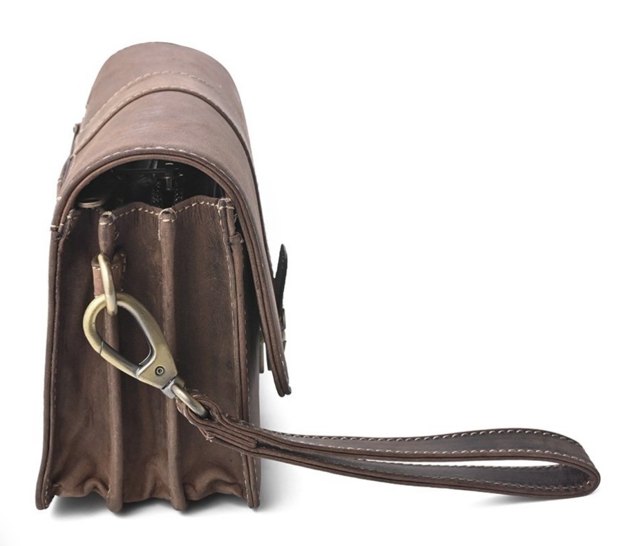 Pánská kožená ETUE hnědá - 3