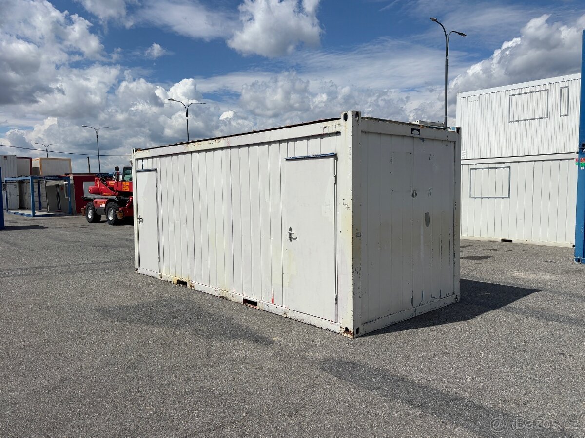 Stavební buňka / dva oddělené vstupy / 6m Containex - 3