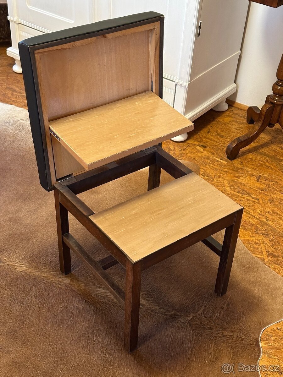 Retro rozkládací stolička - schůdky - 3