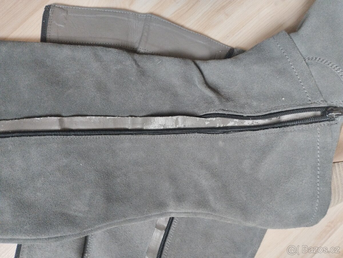 Semišové kozačky - 3