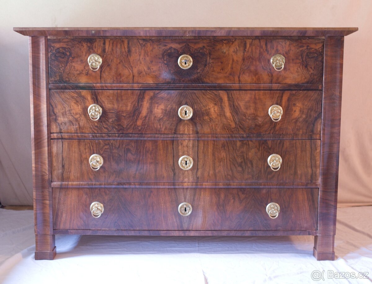 Psací komoda biedermeier - 3