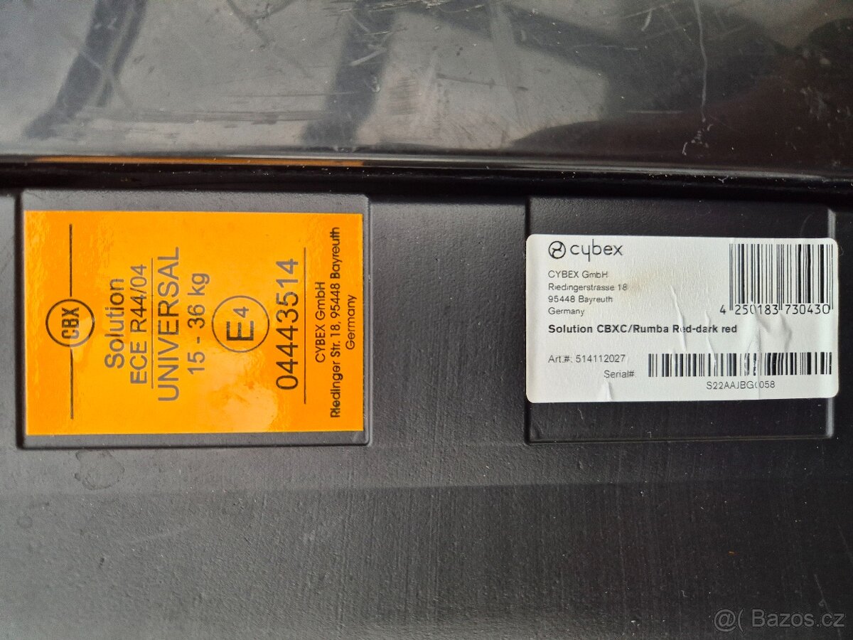 Dětská autosedačka Cybex CBXC - 3