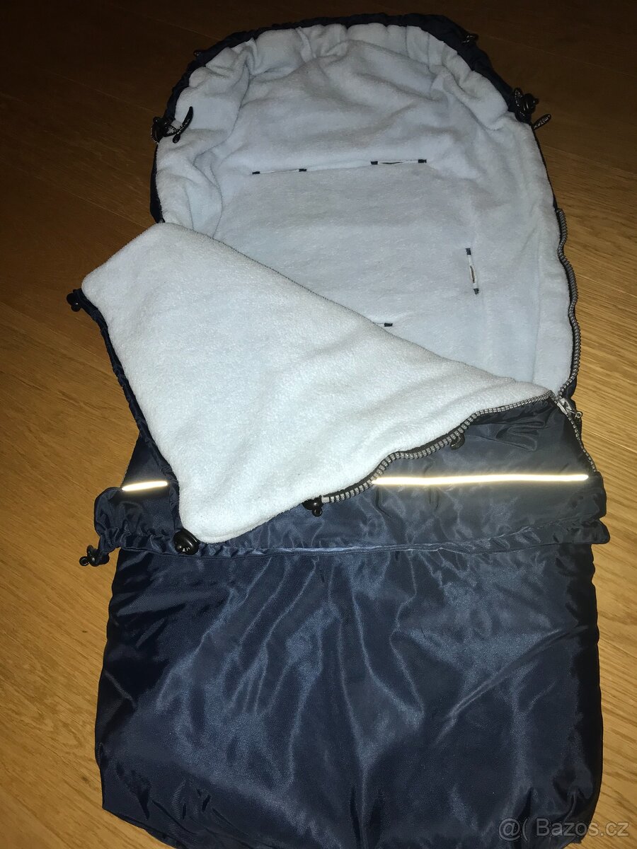 Zimní fusak Emitex, přikrývky do kočárku Belpla a Ikea - 3