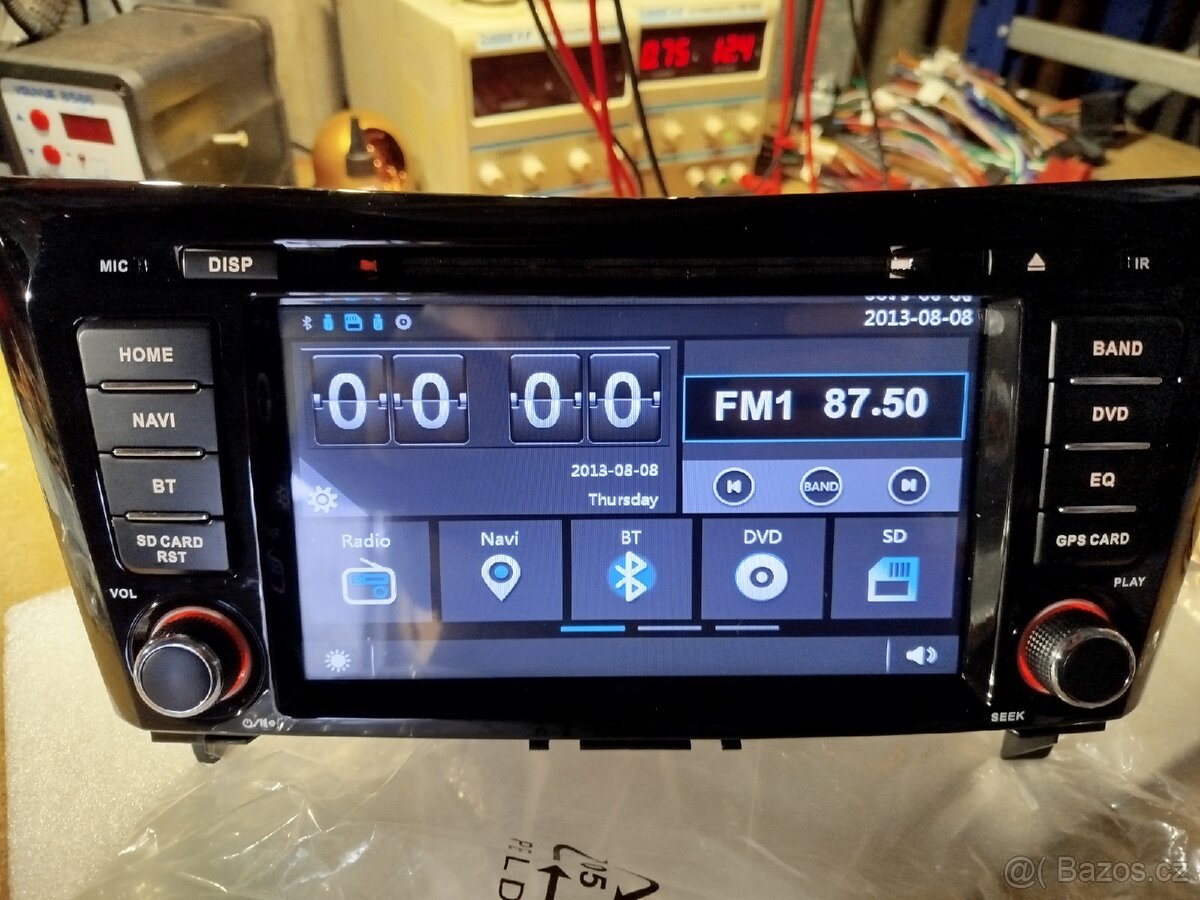 Autorádio s DVD pro Nissan Quashqai 2014 ap. - 3