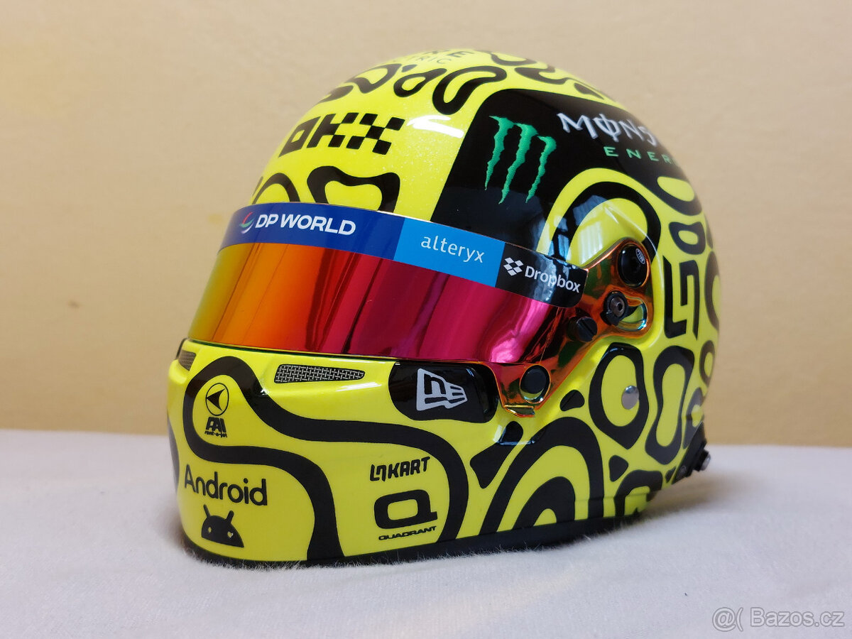 Lando Norris 2024 McLaren F1 helma 1:2 - 3