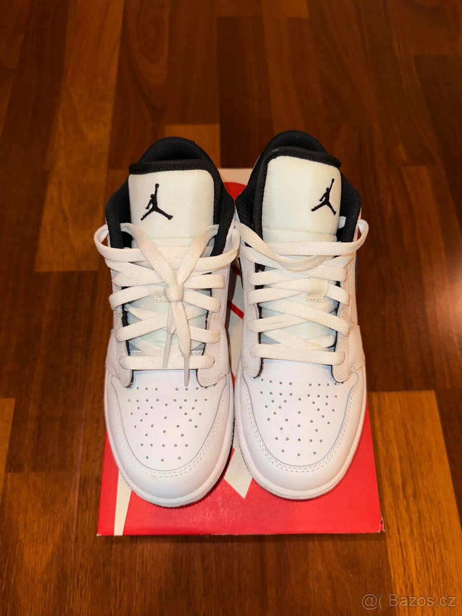 Nike Air Jordan 1 Low – unisex (White/Black), vel. 36 - 3