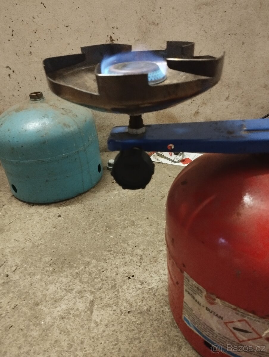 Dvou plotýnkový vařič na PB 2kg - 3