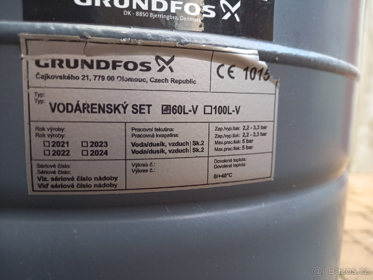 Vodárenský set Grundfos - 3