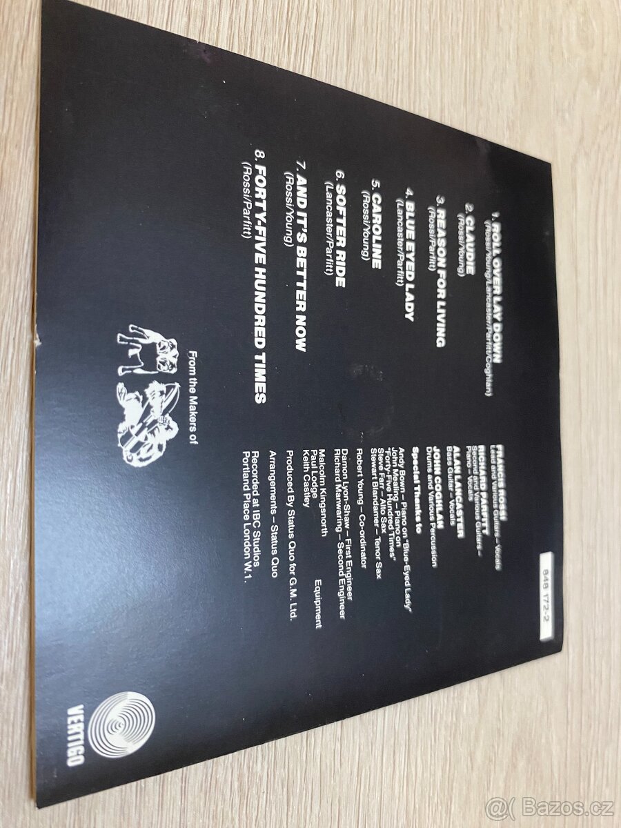 Status Quo – Hello, 1973, RE 1993 - 3