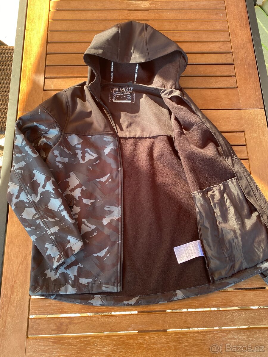 softshellová bundu černošedá vel. 164 - 3