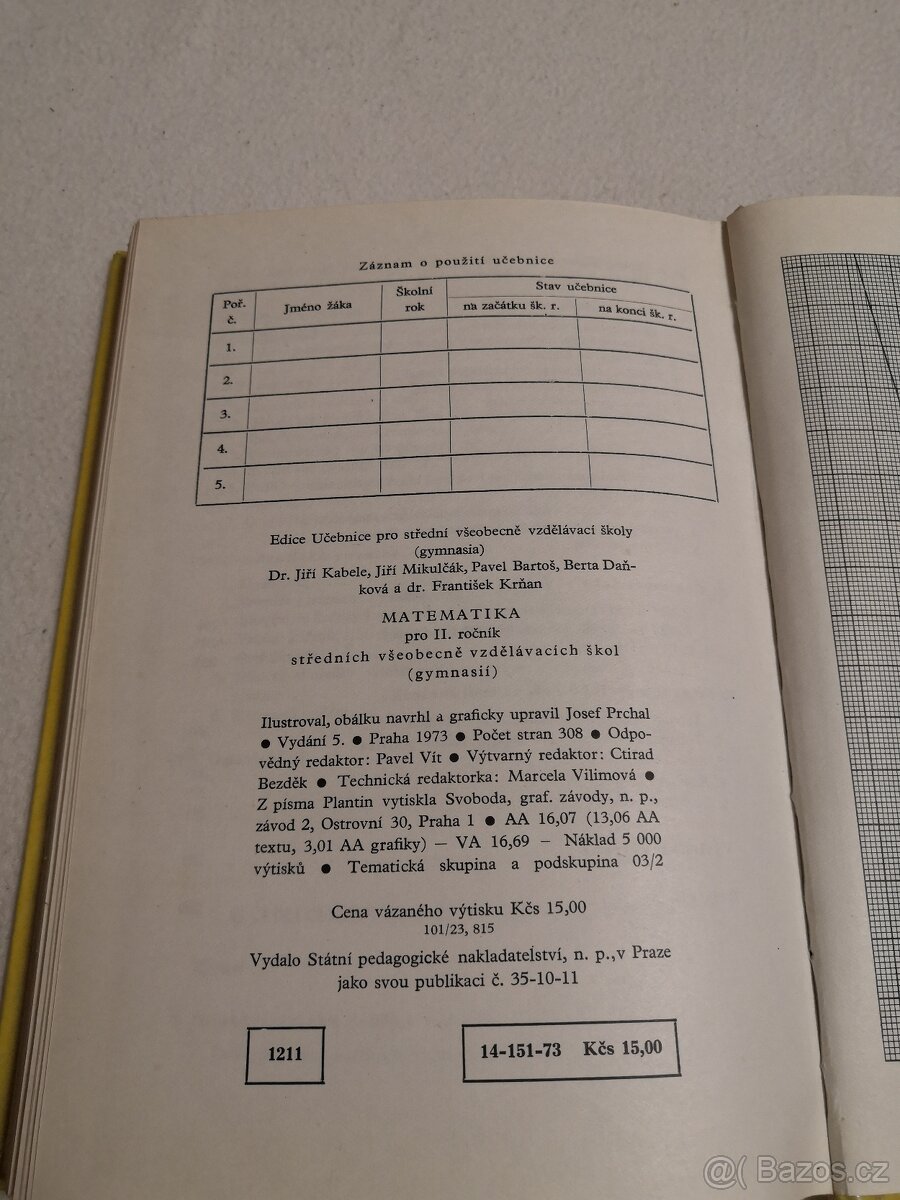 MATEMATIKA II (1973) - 3
