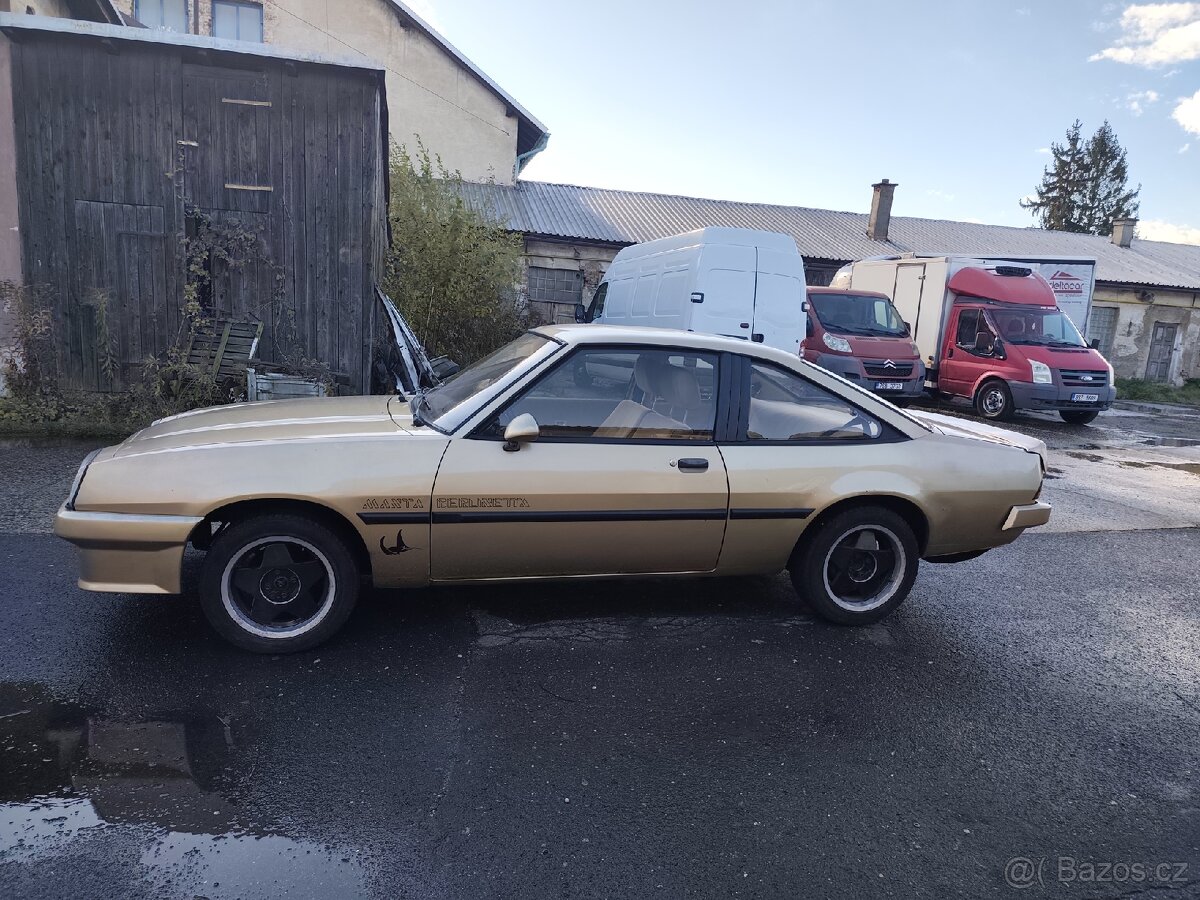 Opel Manta B, 2.0 benzín, nová STK, eko placeno - 3