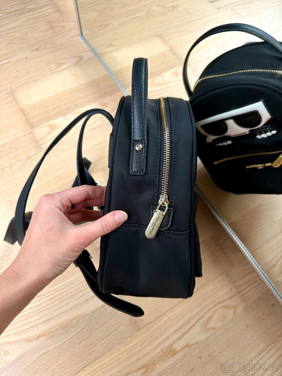 KARL LAGERFELD KRÁSNÝ BATOH MALÍ - 3