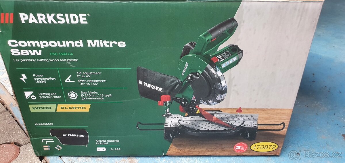 Kapovací a pokosová pila Parkside - 3