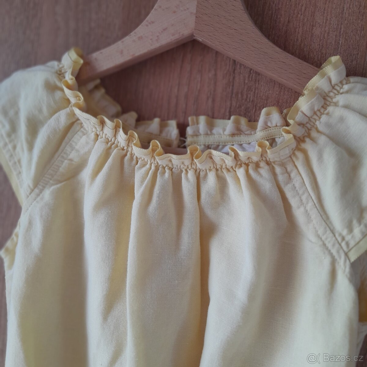 Šaty z lněné směsi POMPdeLUX, vel. 122/128 - 3