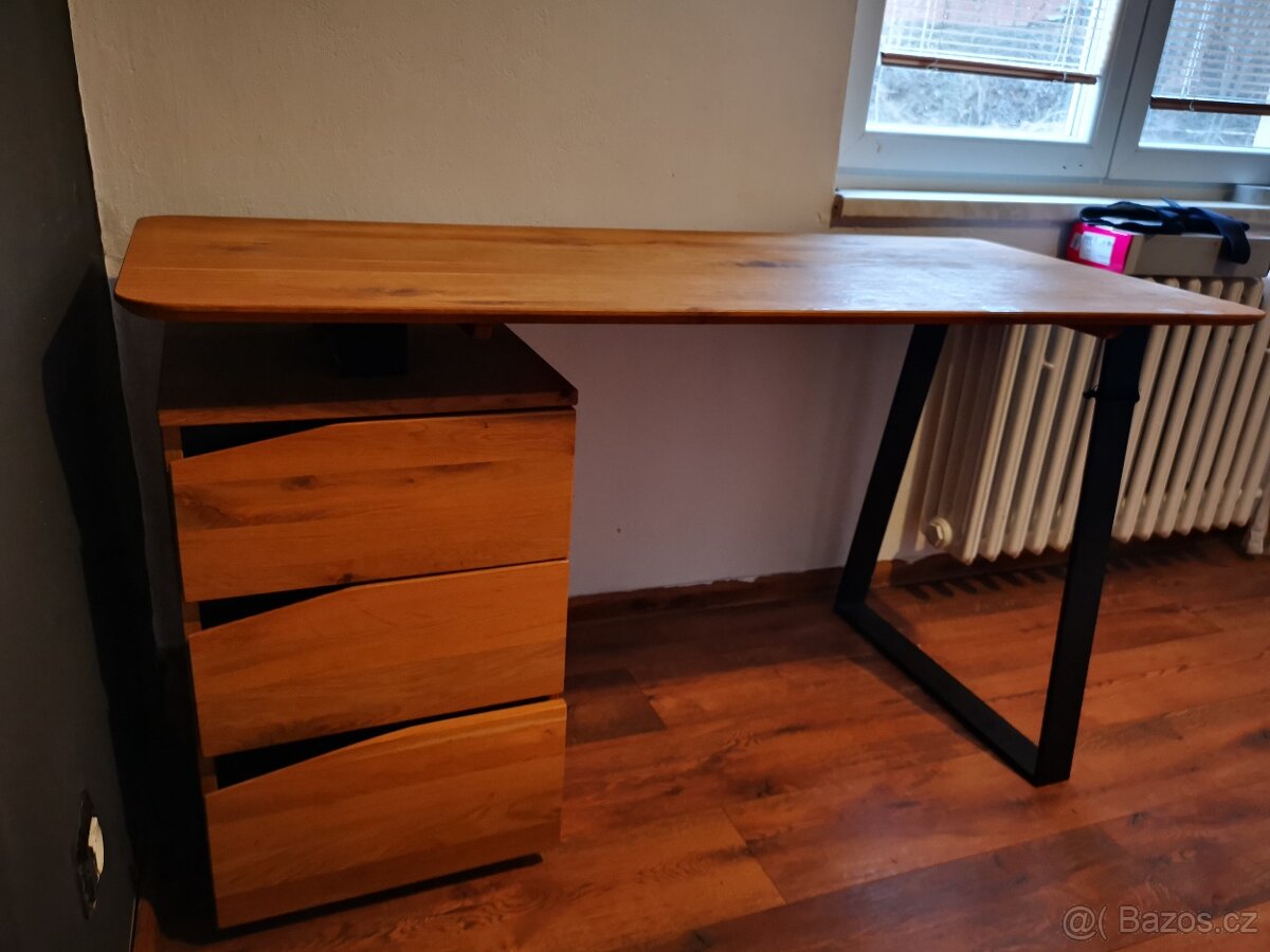 Psací stůl Linea Natura Divoký dub - 3