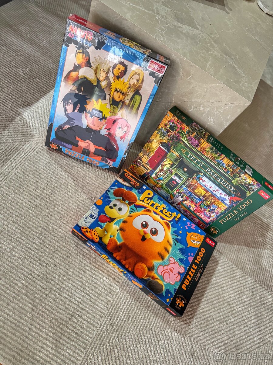 3x puzzle 1000 dílků - 3