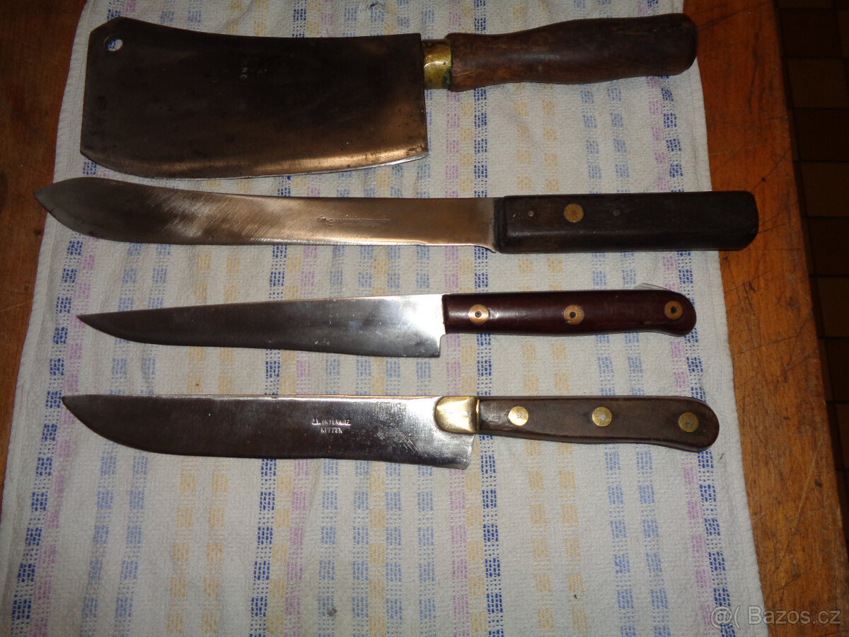 Sběratelské nože + sekáček - 3