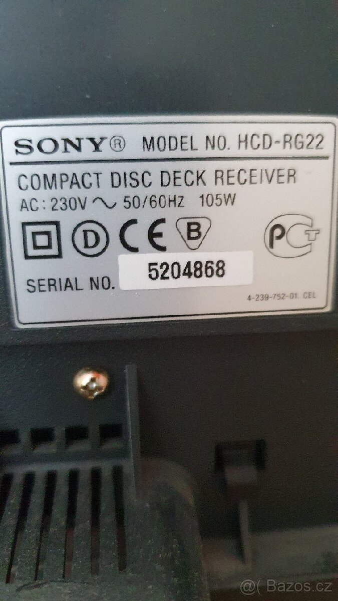 SONY věž + reproduktory - 3