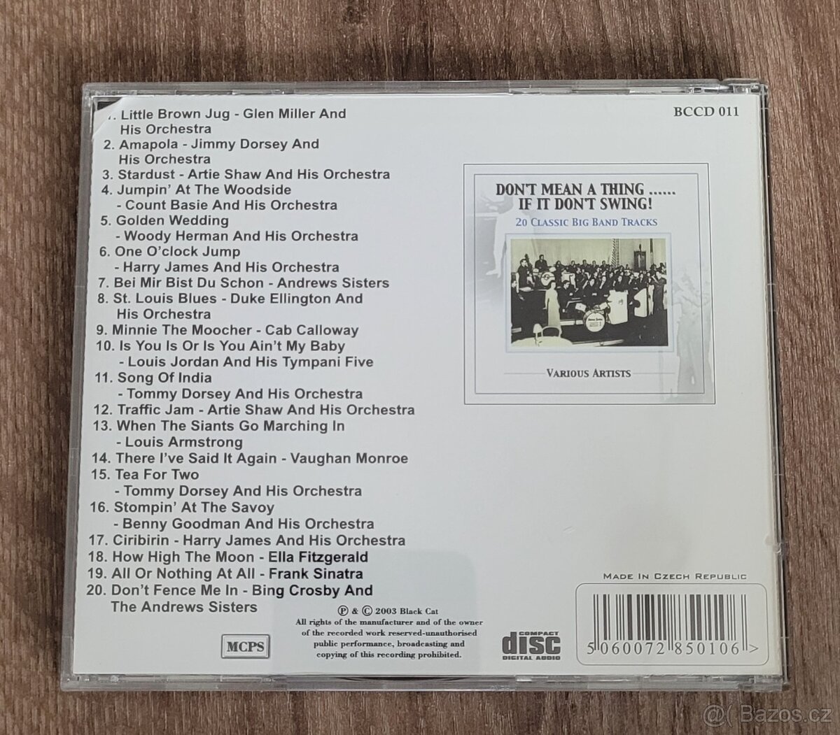 CD - Frank Sinatra, John Lee Hooker, 3 tenoři - 3
