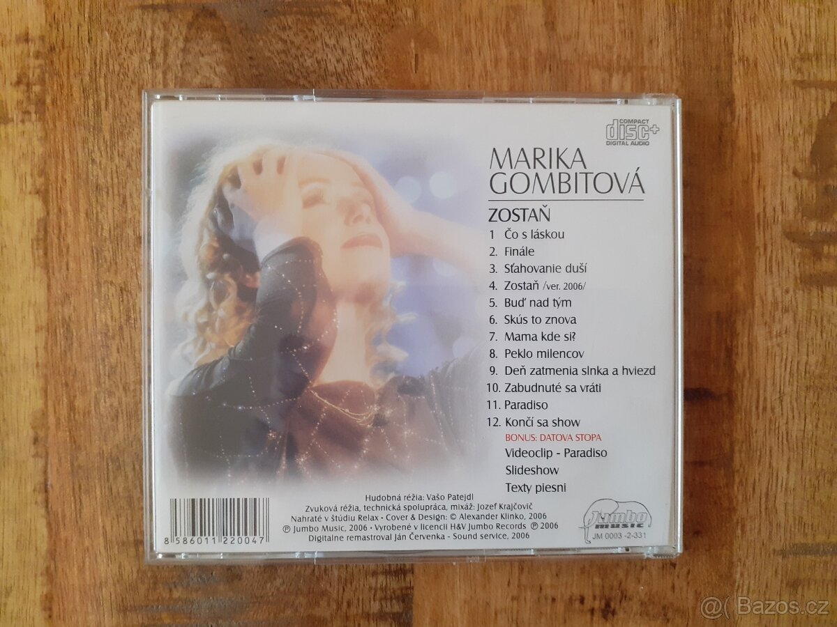 CD: Marika Gombitová - Zostaň - 3