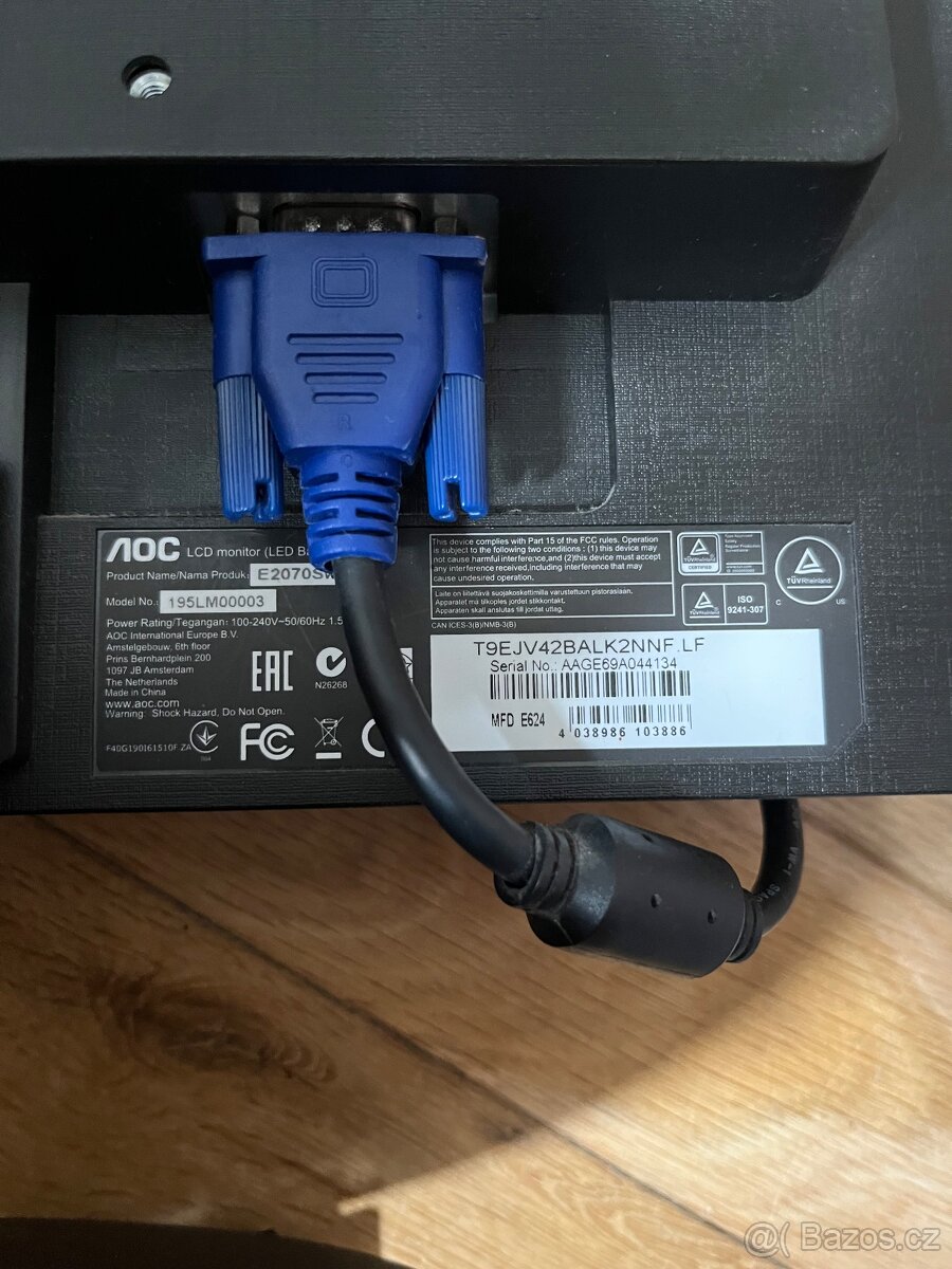 Prodám monitor AOC 19,5” - 3