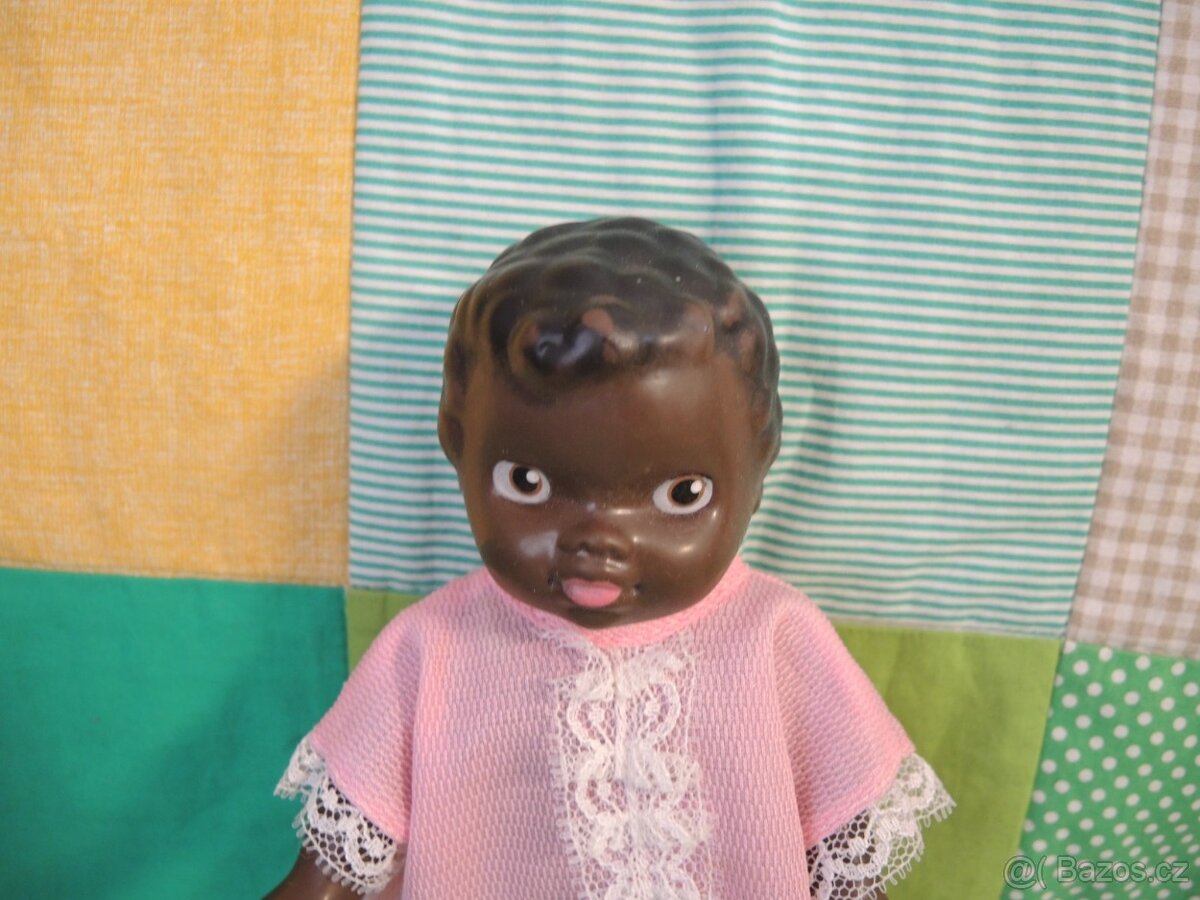 Retro panenka gumotex černoška - 3