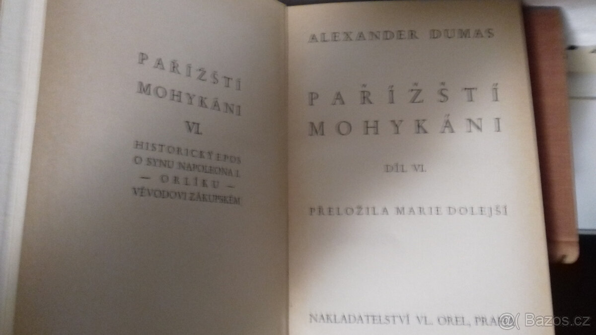 PREDAM STARE KNIHY DUMASA - 3