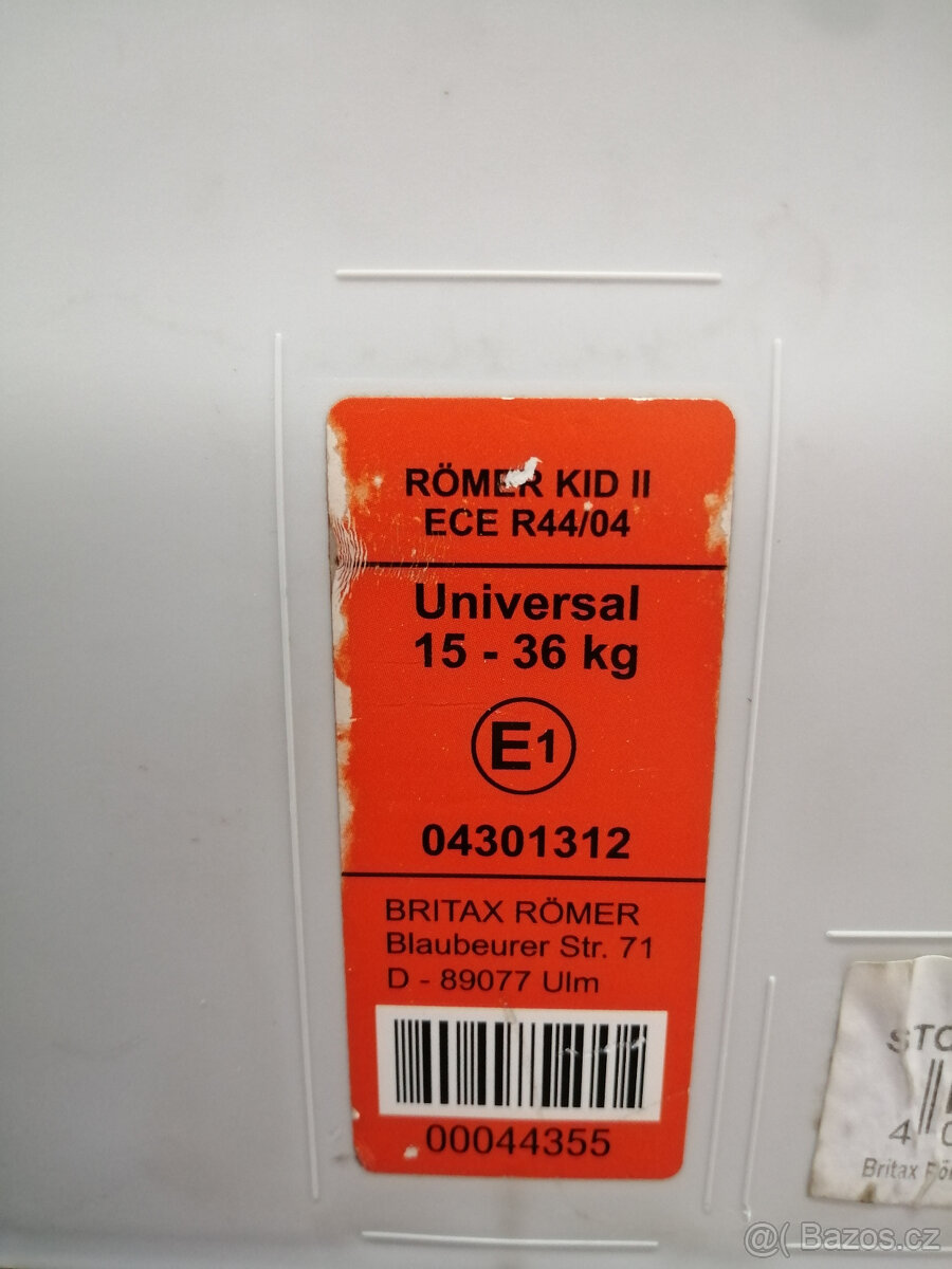 Autosedačka Römer - 3