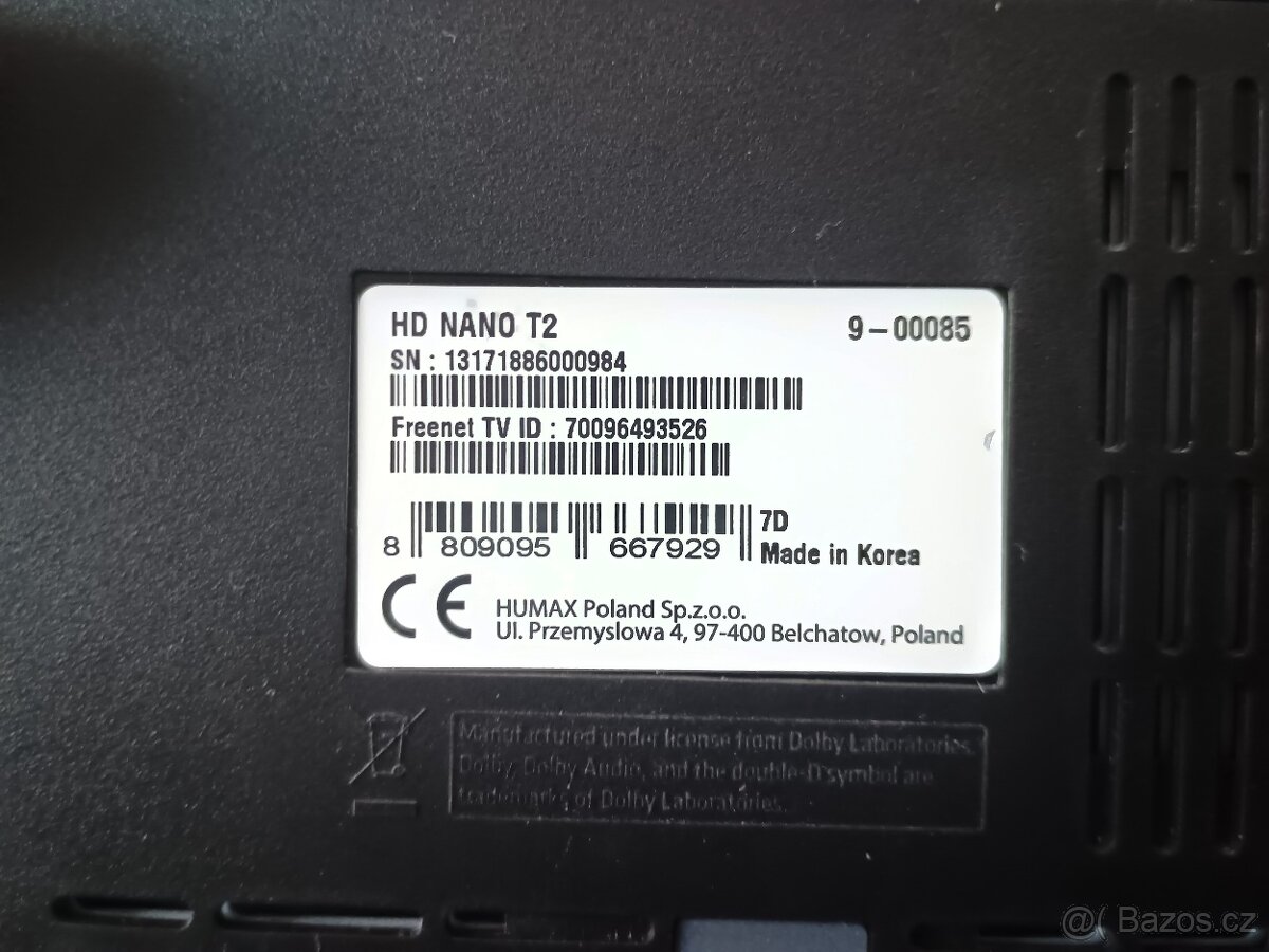Set top box Humax Nano T2 DVB-T2 - 3