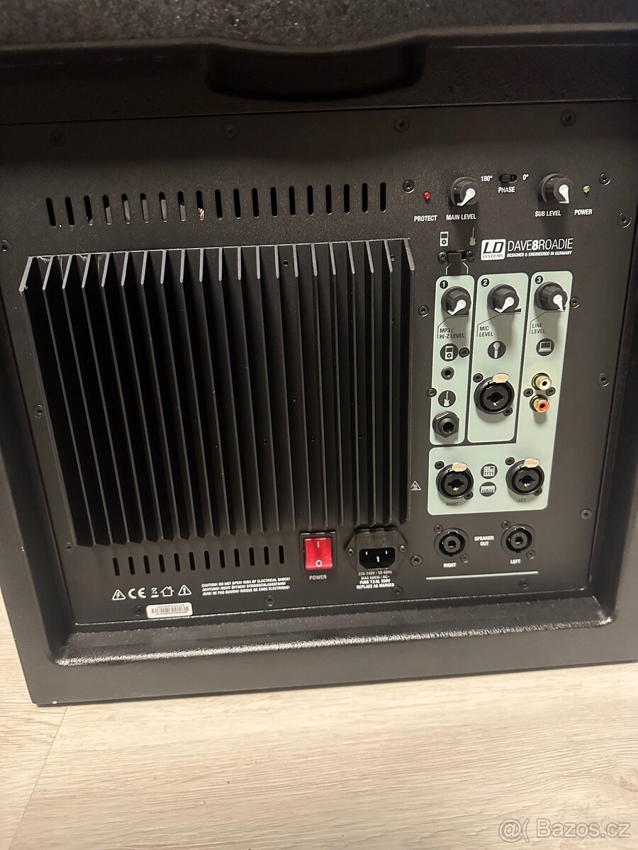 Prodám subwoofer LD system Dave 8 Roadie - 3