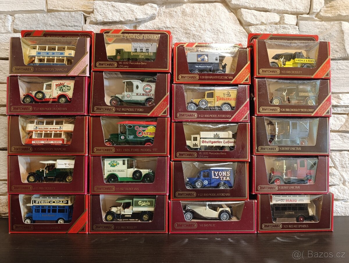 Matchbox Yesteryear 50.-80. léta. - 3