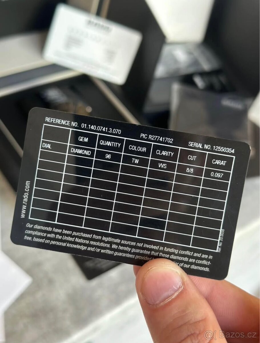 Hodinky RADO diamantové - 3