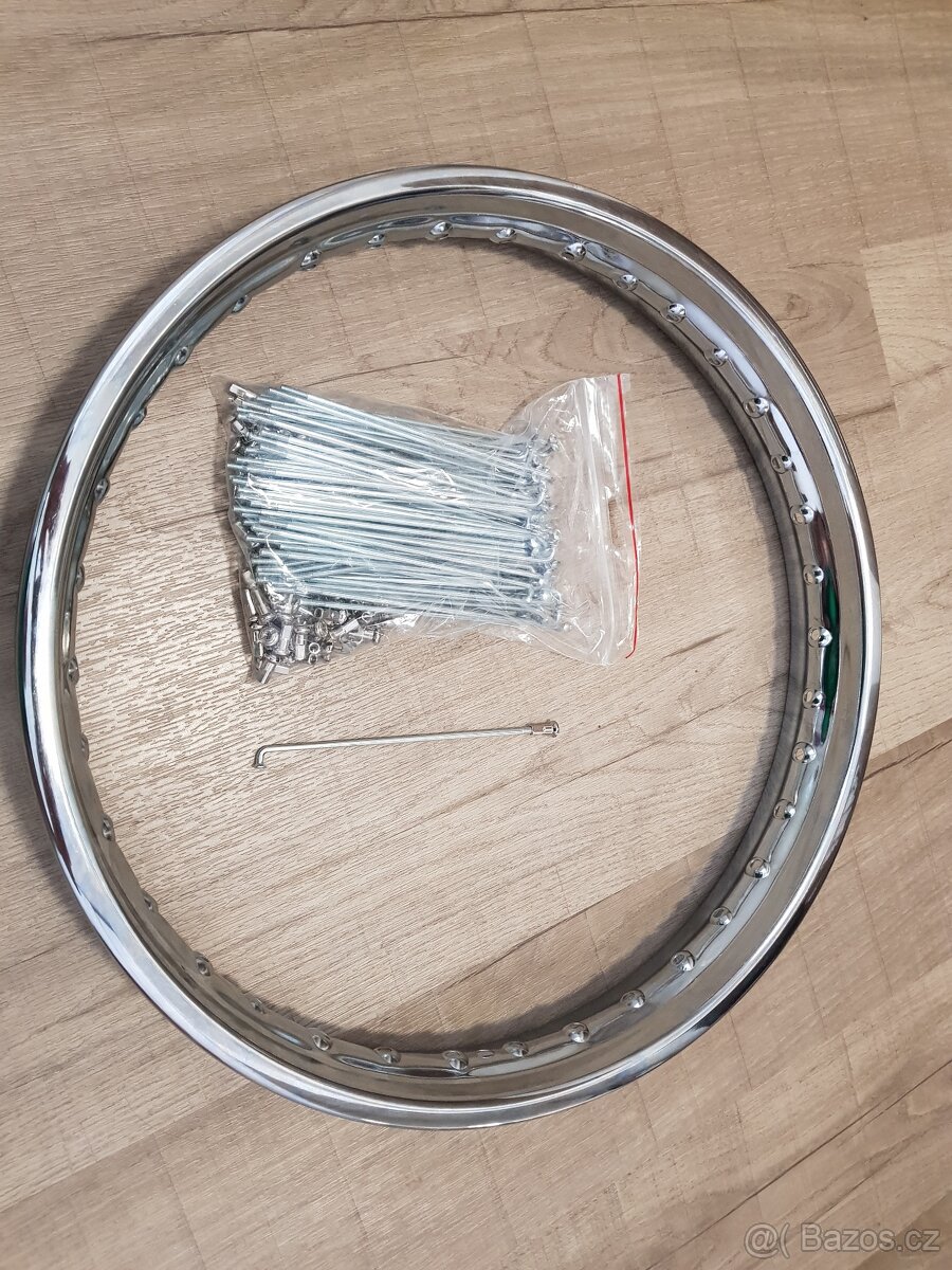 Jawa 50 pionýr ráfek 1,60 x 16 - 3