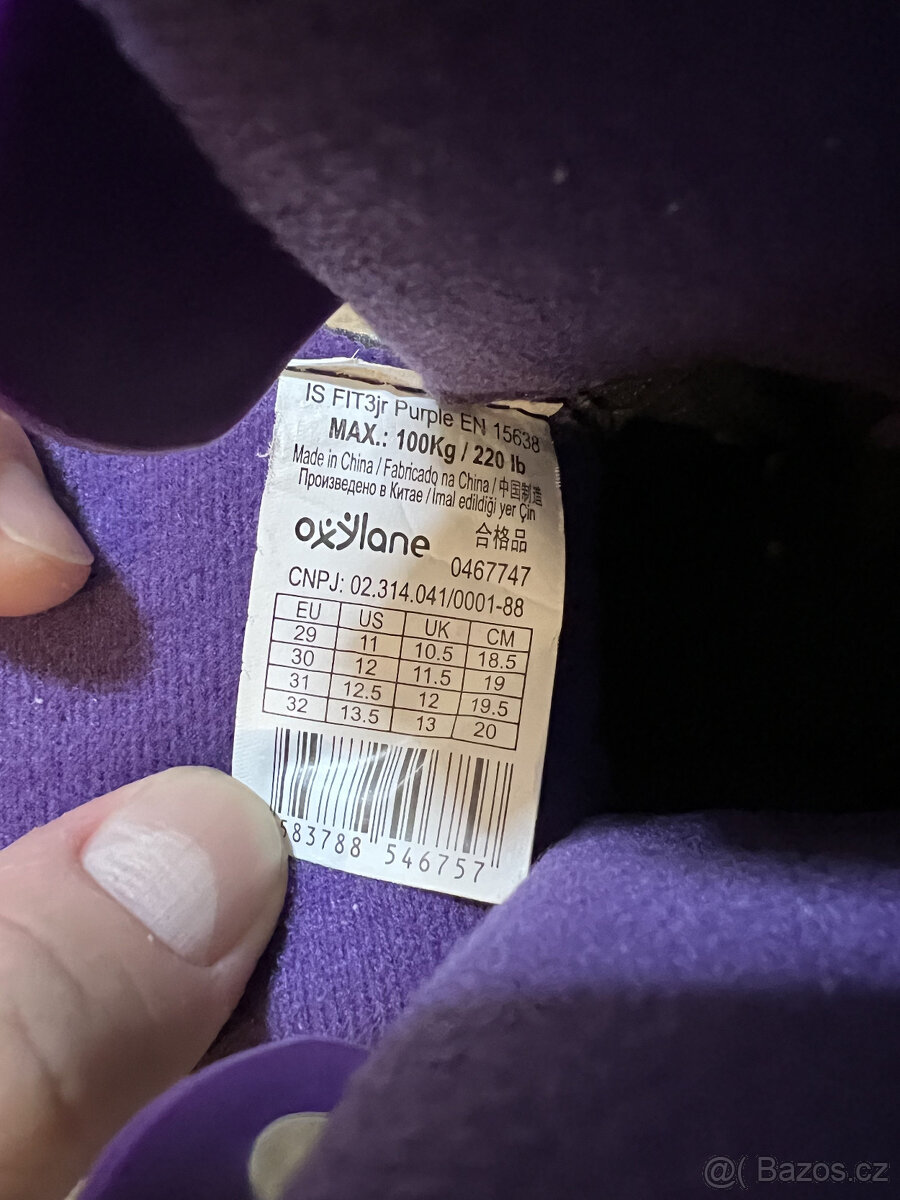 Rostoucí lední brusle Oxelo (29-32) - 3