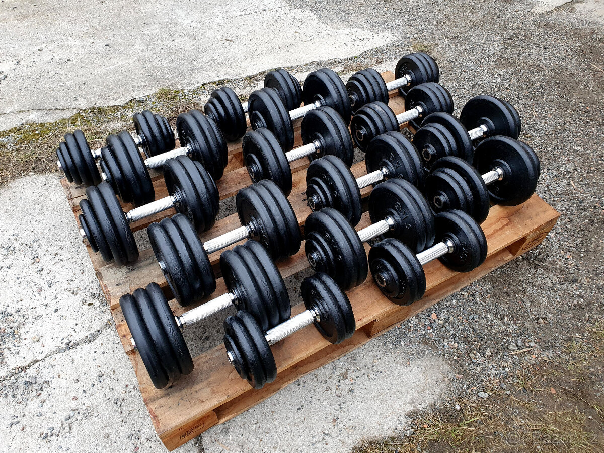 SADA činek jednoruček 12,5-30kg 340kg - NOVÁ - 3