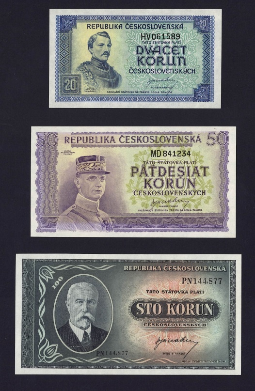 Bankovky - Republika Československá (1945) - 3