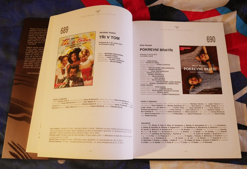 Městské divadlo Brno 2011 - 2012 - 3