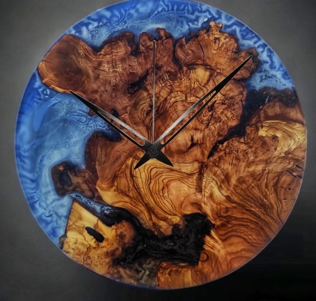 Hodiny z olivovníku - 3