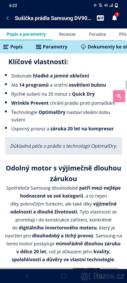 Sušička prádla Samsung - 3