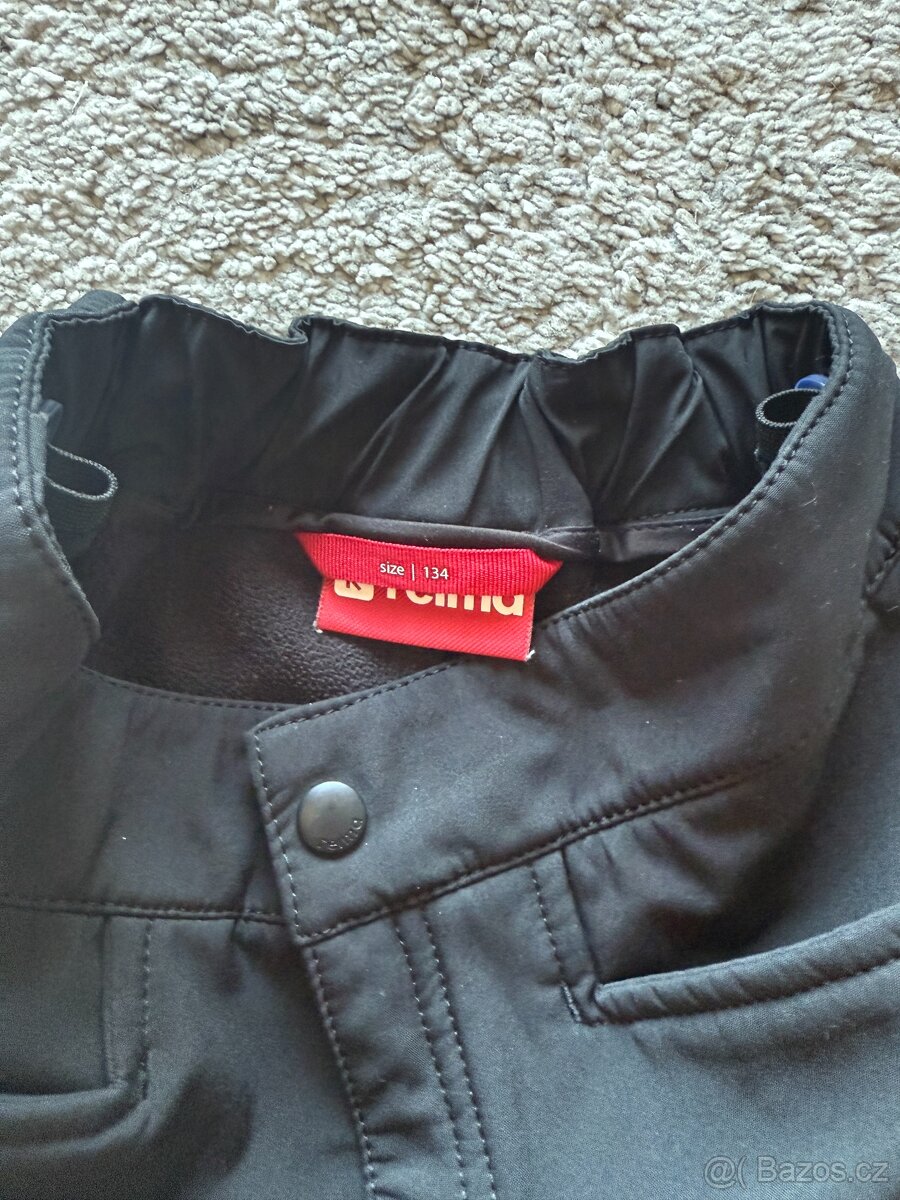 Reima kalhoty softshell černé vel. 134 - 3