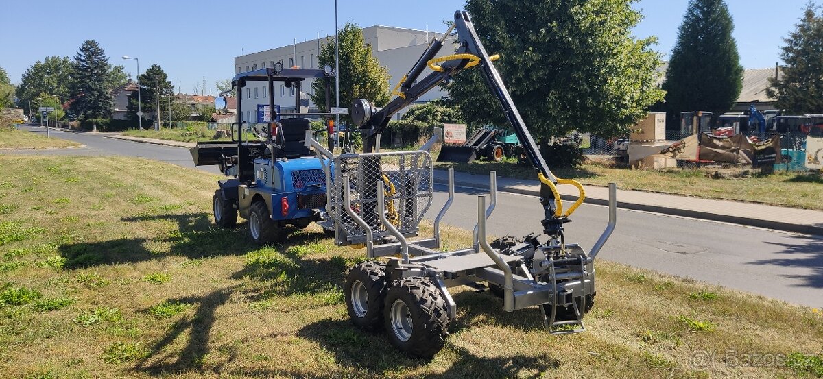 Vyvážečka dřeva, vyvážecí vlek na dřevo - 3