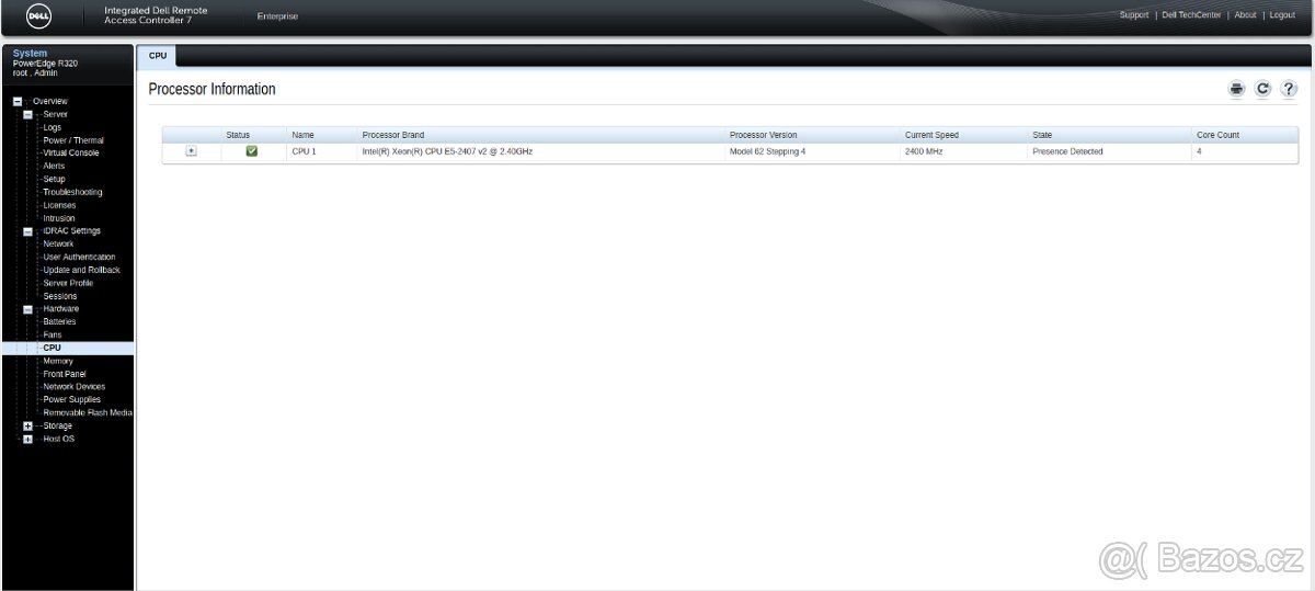 Dell PowerEdge R320, 64GB RAM 4/6/10 jader - 3