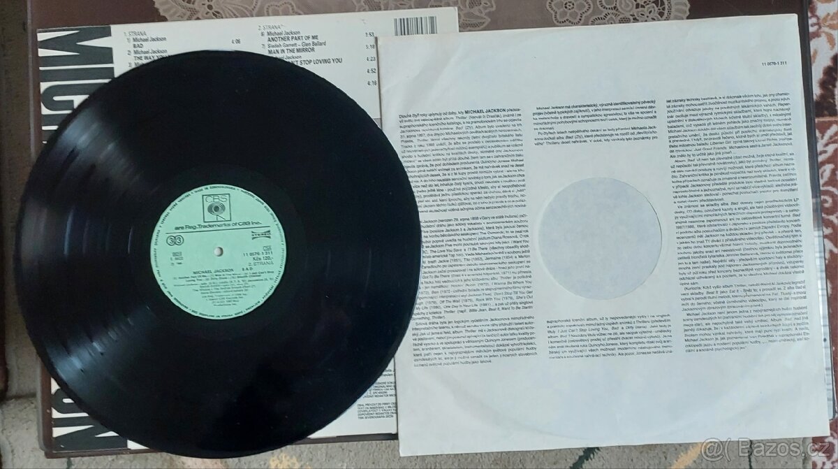 Michael Jackson Bad LP - 3