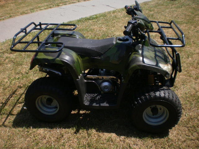 dětská čtyřkolka 125ccm maskáčová - 3