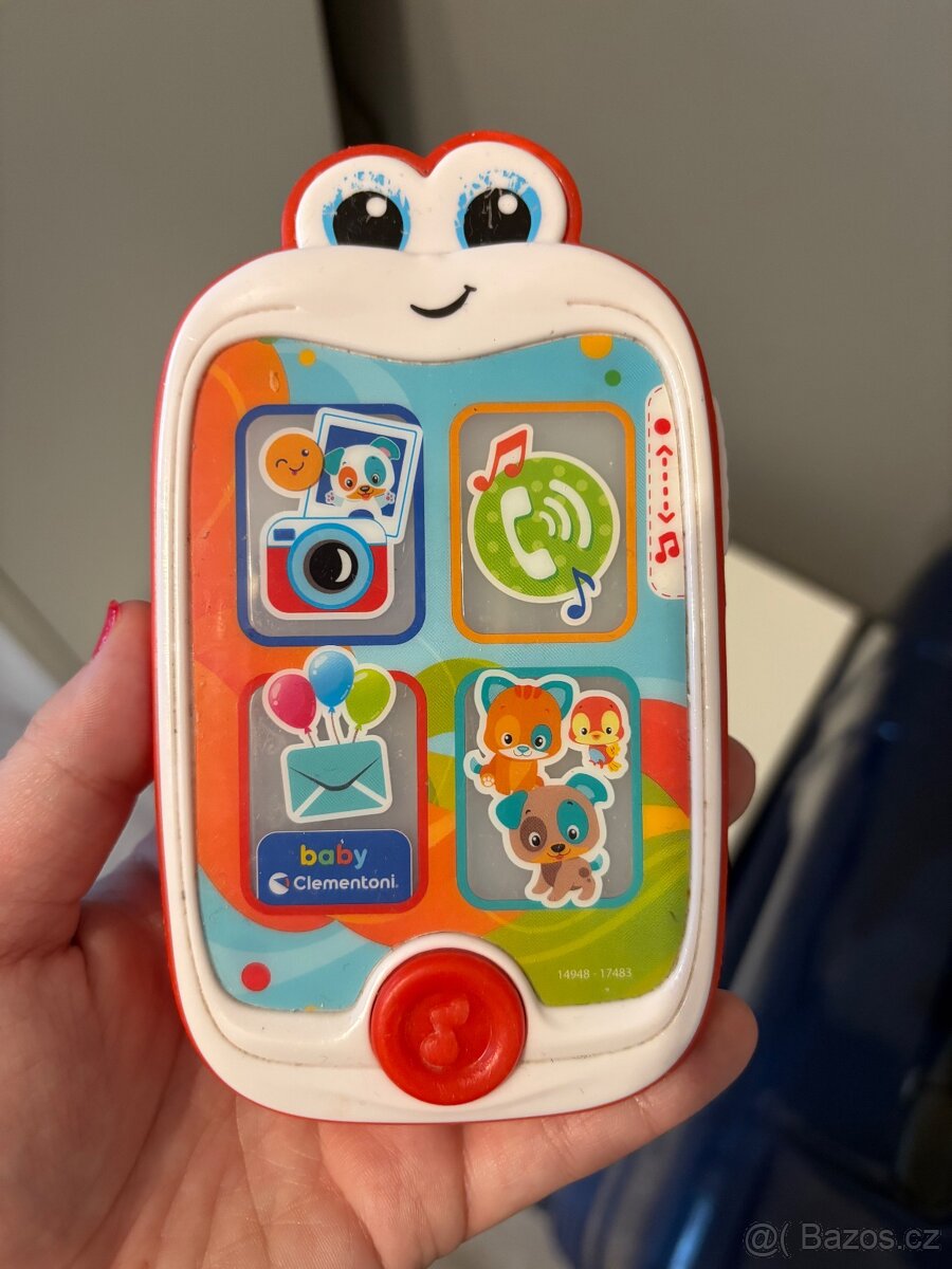 Hračky mobil a klíče Fischer price a Clementoni - 3