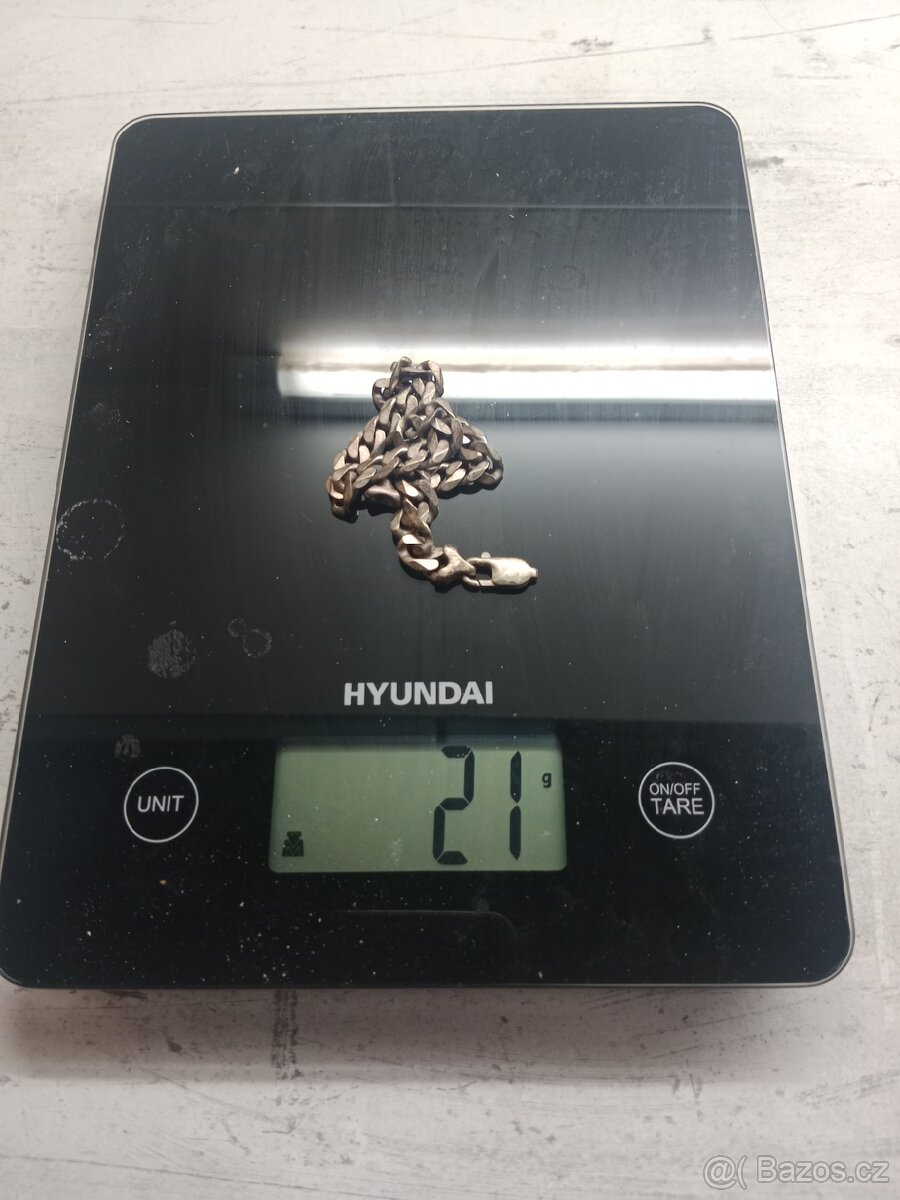 Stříbrný náramek 925 – pancéř, 21 g, vyleštěný - 3